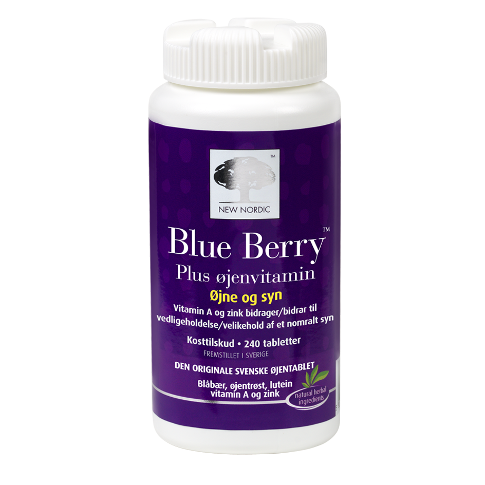 New Nordic Blue Berry Plus Ögonvitamin 40 tabletter