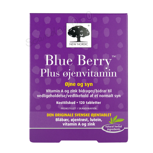 New Nordic Blue Berry Plus Ögonvitamin 120 tabl,