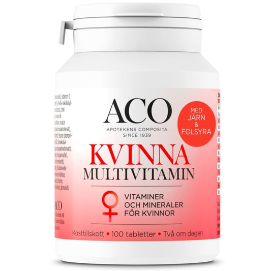 ACO Kvinna Multivitamin 100 tabletter